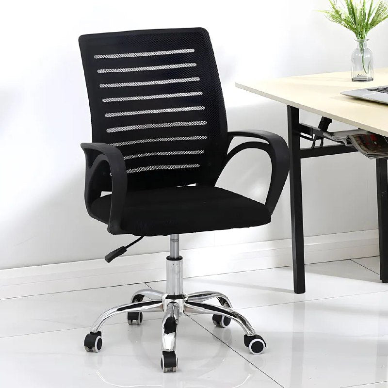 SILLA DE OFICINA EJECUTIVA DE MALLA TRANSPIRABLE Y ERGONOMICA AJUSTABLE