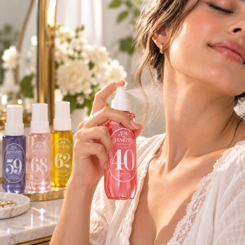 SET DE SPLASH PERFUMADOS PARA CUERPO Y CABELLO SOL DE JANEIRO CHEIROSA 30MLX4 (M)