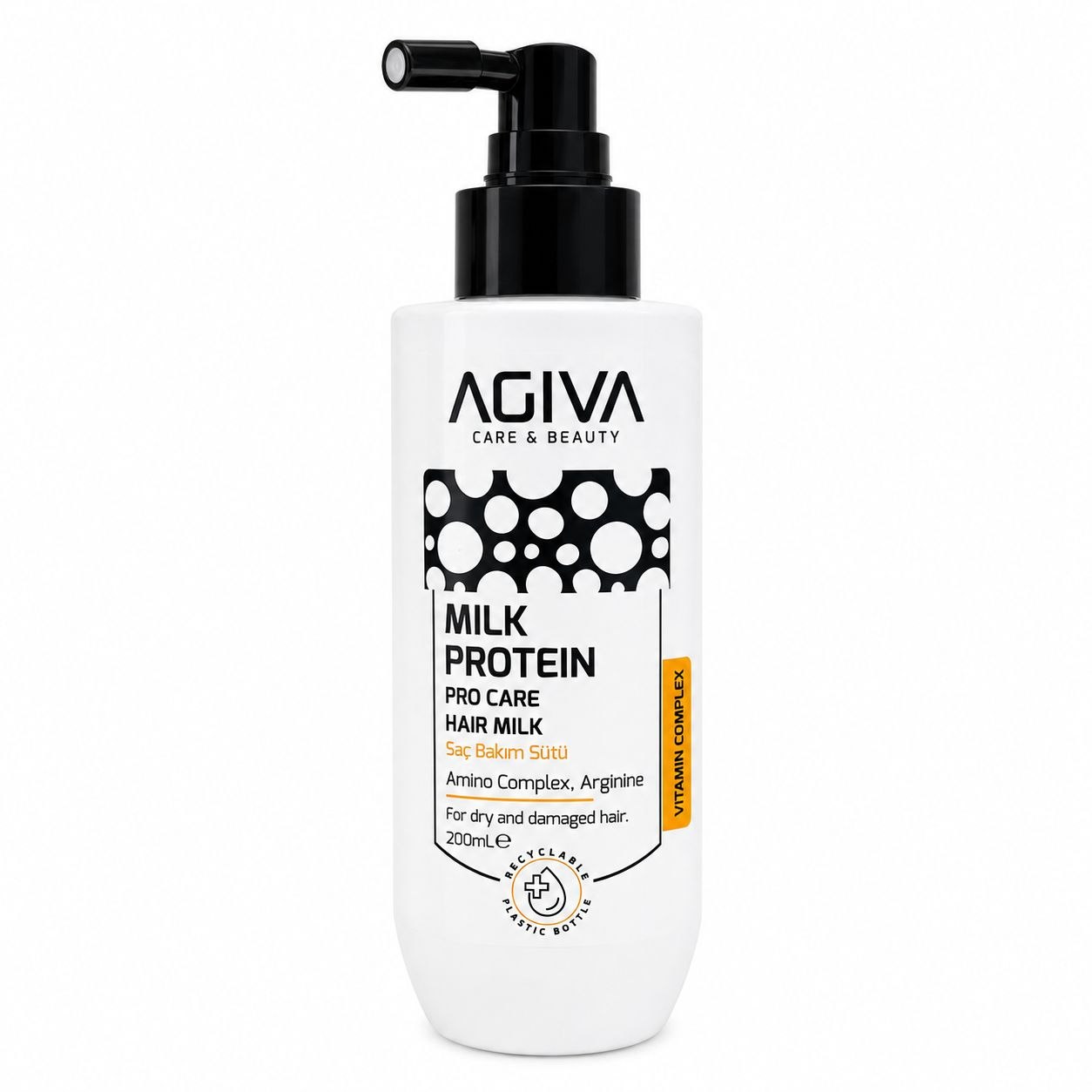 TRATAMIENTO CAPILAR AGIVA CARE & BEAUTY PROTEÍNA DE LECHE 200ML 1 UND