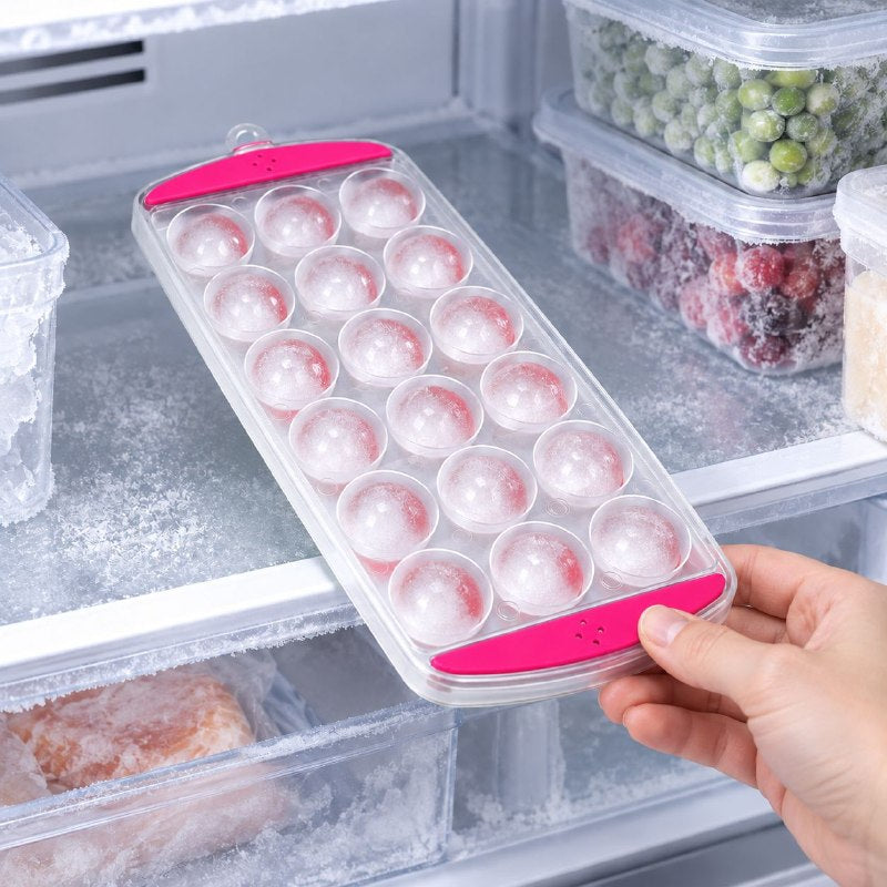 MOLDE PARA HIELO DE 21 CAVIDADES REDONDAS COOK'S KITCHEN 28CM