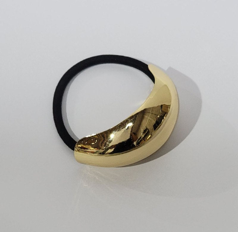 COLA DECORATIVA METALICA PARA EL CABELLO COLOR DORADO VARIOS ESTILOS PONY CUFFS