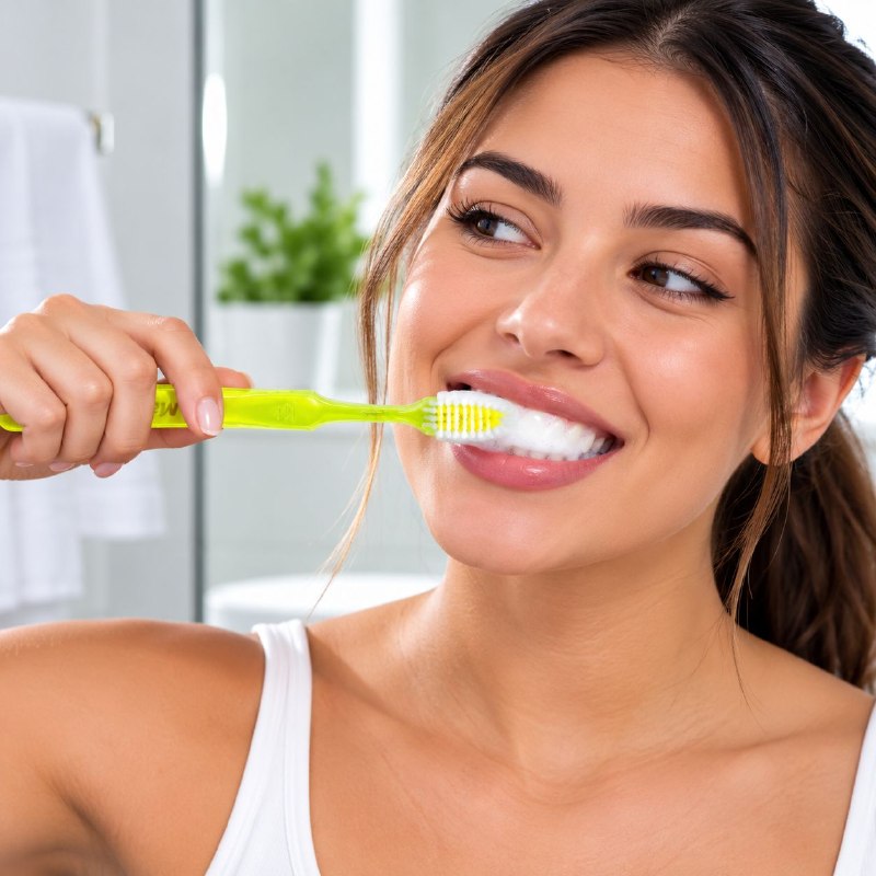 CEPILLO DE DIENTES DE LIMPIEZA PROFUNDA CON CERDAS DE MEDIA DUREZA Y MANGO ERGONOMICO MATRIX 19CM