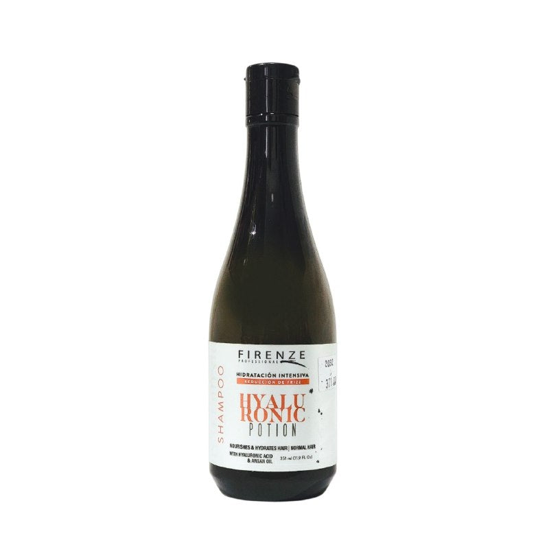 SHAMPOO DE ACEITE DE ARGAN Y ACIDO HIALURONICO DE HIDRATACION INTENSIVA ANTI FRIZZ FIRENZE 351ML