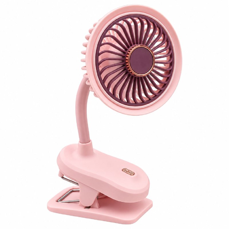 VENTILADOR PORTATIL RECARGABLE CON CLIP Y CUELLO FLEXIBLE BENELI HOME 24CM