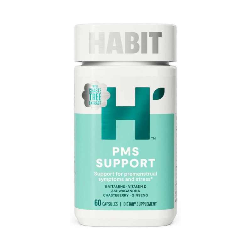 VITAMINAS EN CAPSULAS CON EXTRACTO DE CHASTE PARA EL SINDROME PREMENSTRUAL Y ESTRES HABIT 60UND