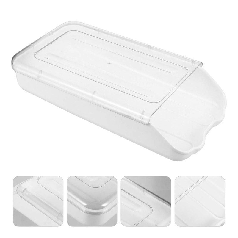 ORGANIZADOR DE HUEVOS TRANSPARENTE CON CAPACIDAD PARA 14 HUEVOS 16.5X31.5X7.5CM