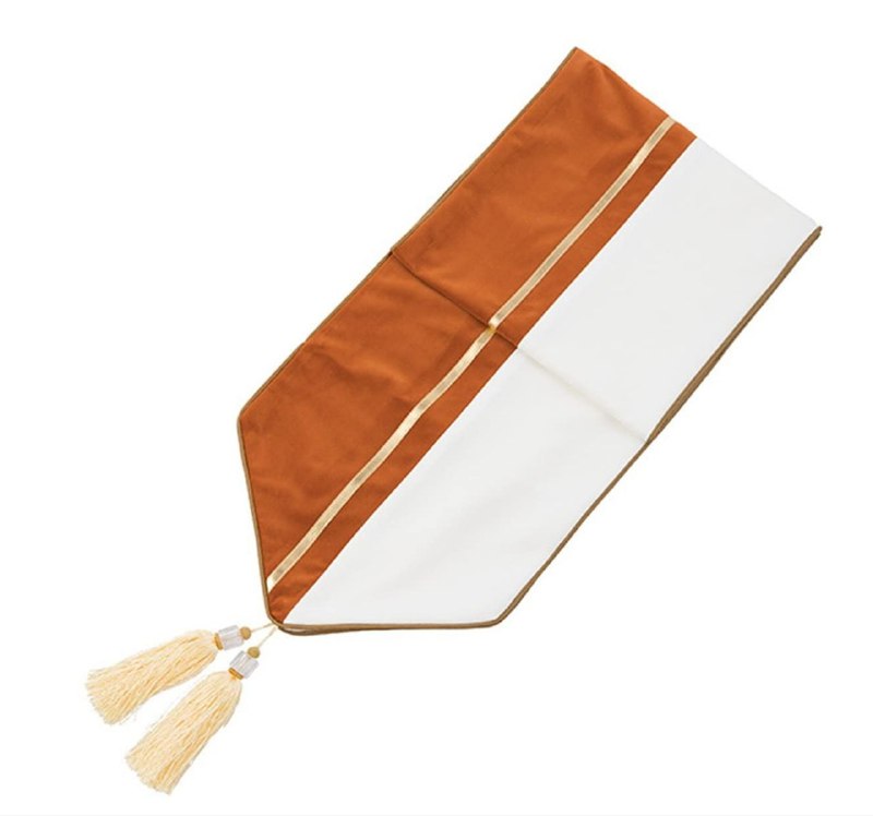MANTEL PARA MESA ELEGANTE, CAMINO DE COMEDOR, DE LINO, DECORATICO, ESTILO RECTANGULAR 32X210CM