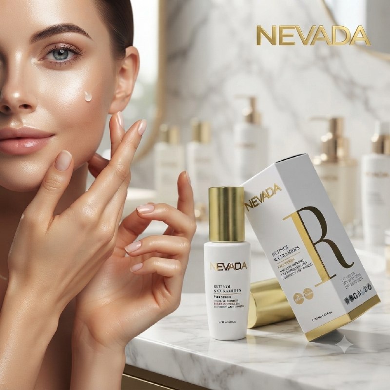 SUERO FACIAL ANTIEDAD HIDRATANTE Y REAFIRMANTE CON RETINOL Y CERAMIDAS NEVADA 30ML