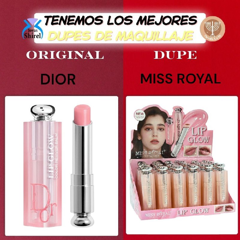 BALSAMO LABIAL REAVIVADOR DE COLOR MISS ROYAL 30G (DUPE DE DIOR)