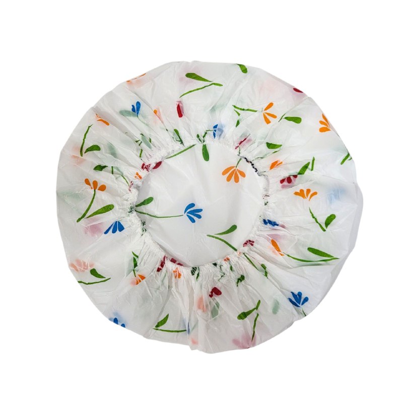 GORRO DE BAÑO DESECHABLE IMPERMEABLE Y VERSATIL TALLA UNICA 12PCS EVOK