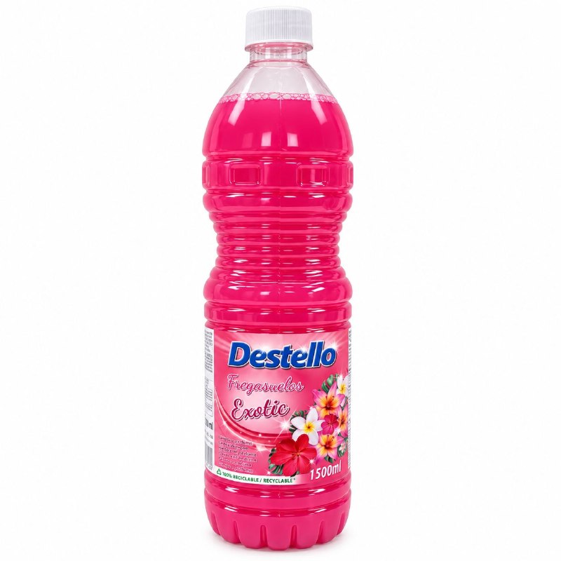 ASISTIN LIMPIADOR LIQUIDO PARA PISOS Y SUPERFICIES CON AROMA EXOTICA FLORAL DESTELLO 1500ML