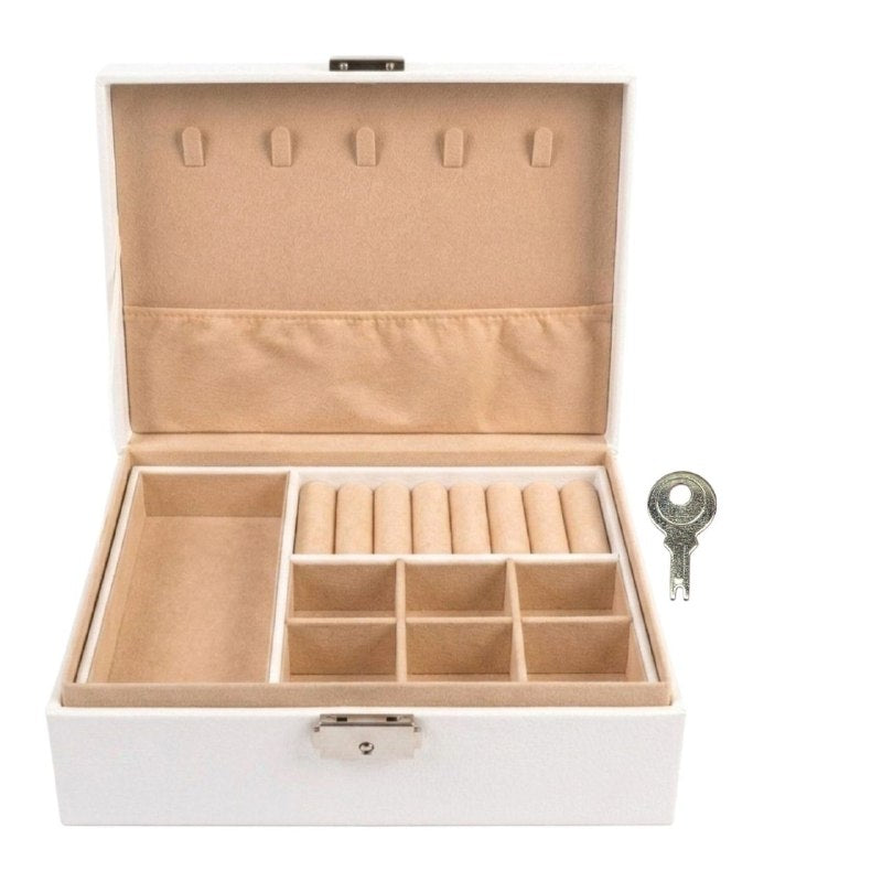 ORGANIZADOR JOYERO MANTENER TUS JOYAS Y ACCESORIOS PROTEGIDOS, ORDENADOS  23x17x7CM