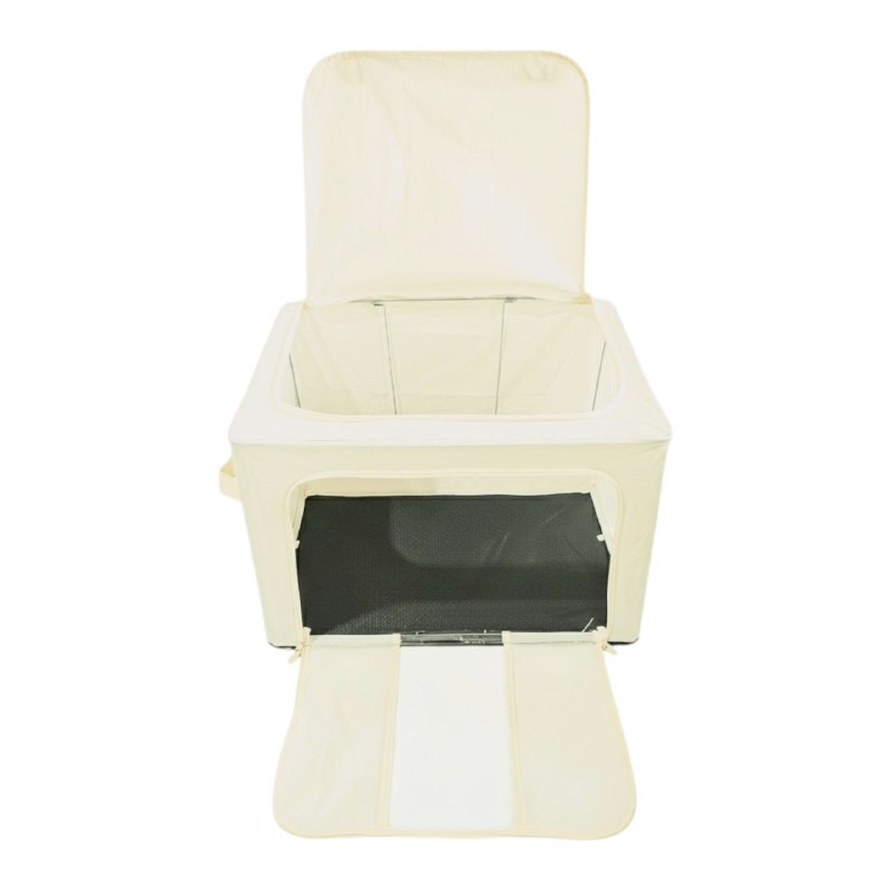 ORGANIZADOR CAJA DE ALMACENAMIENTO PLEGABLE DE TELA MULTIFUNCIONAL PARA ORGANIZAR ROPA, JUGUETES O LIBROS 50X40X32CM