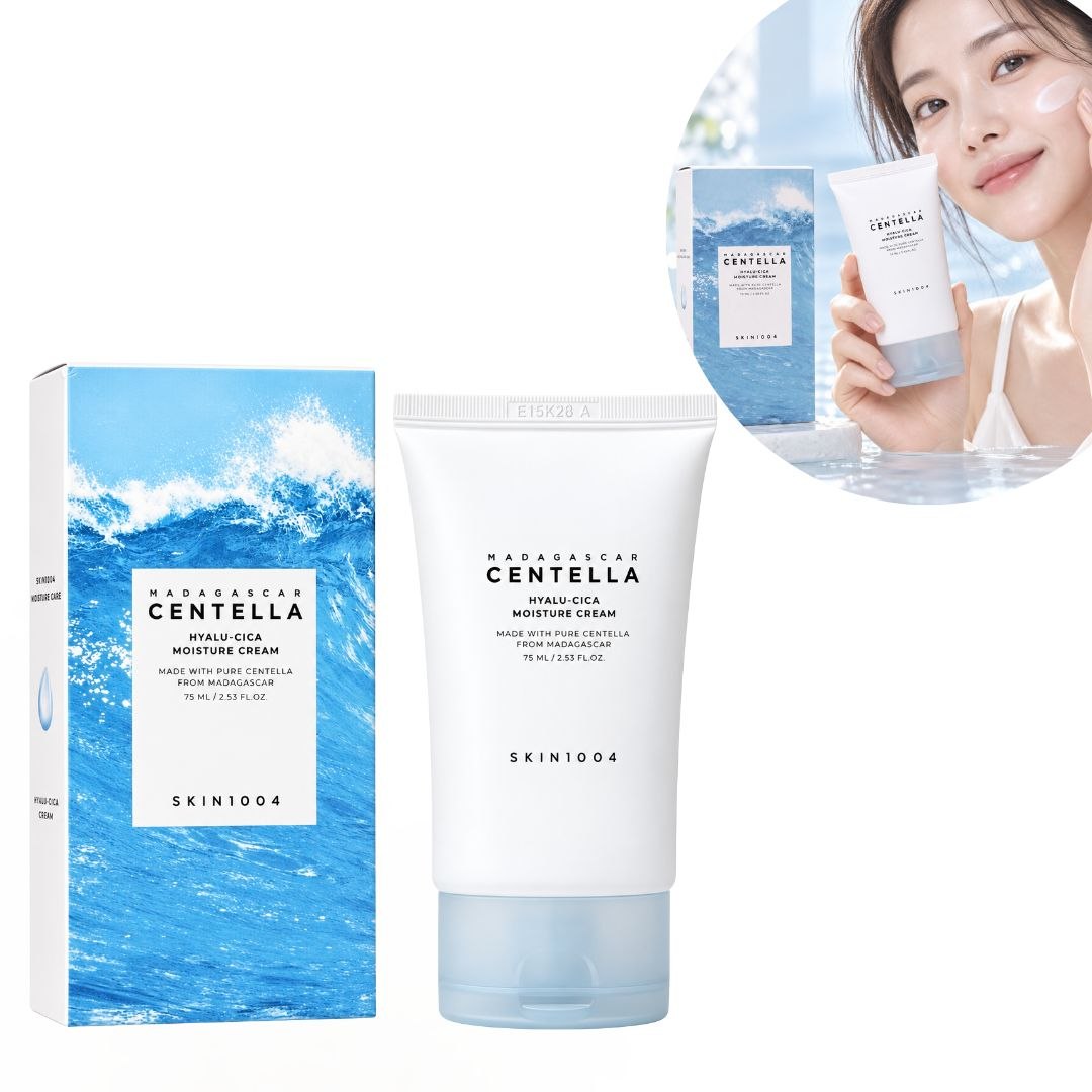 CREMA FACIAL HIDRATANTA EN GEL HIDRATANTE CON ACIDO HIALURONICO Y CENTELLA ASIATICA SKIN1004 75ML
