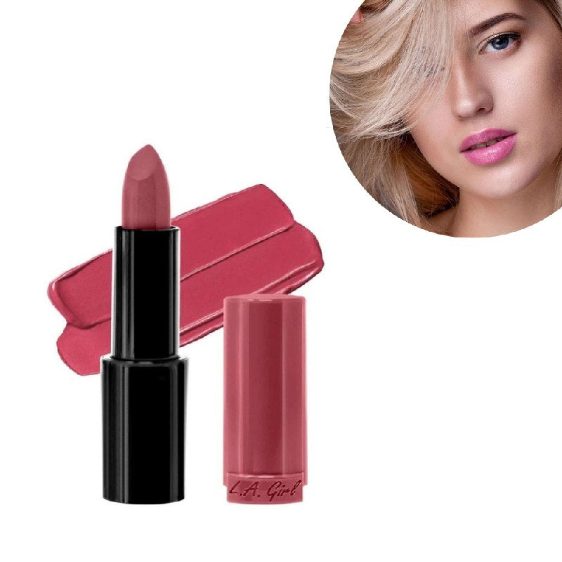 LIPSTICK VOLUMINIZADOR E HIDRATANTE TONO GLC752 CUPID'S BOW PRETTY & PLUMP L.A. GIRL 3.2G