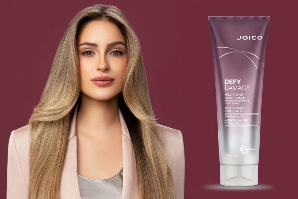 ACONDICIONADOR PROTECTOR RECONSTRUCTOR DE ENLACES Y PROLOGADOR DE COLOR DEFY DAMAGE JOICO 250ML