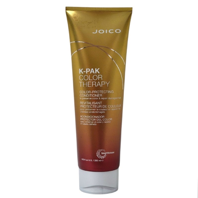 ACONDICIONADOR PROTECTOR Y REPARADOR DE COLOR PARA CABELO DAÑADO K-PAK COLOR THERAPY JOICO 250ML