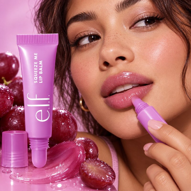 BALSAMO LABIAL HIDRATANTE Y SUAVIZANTE SABOR UVA ELF 6G