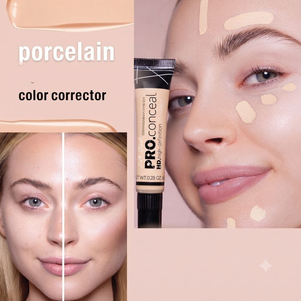 CORRECTOR LÍQUIDO TONO GC969 PORCELAIN PRO CONCEAL L.A. GIRL 8G