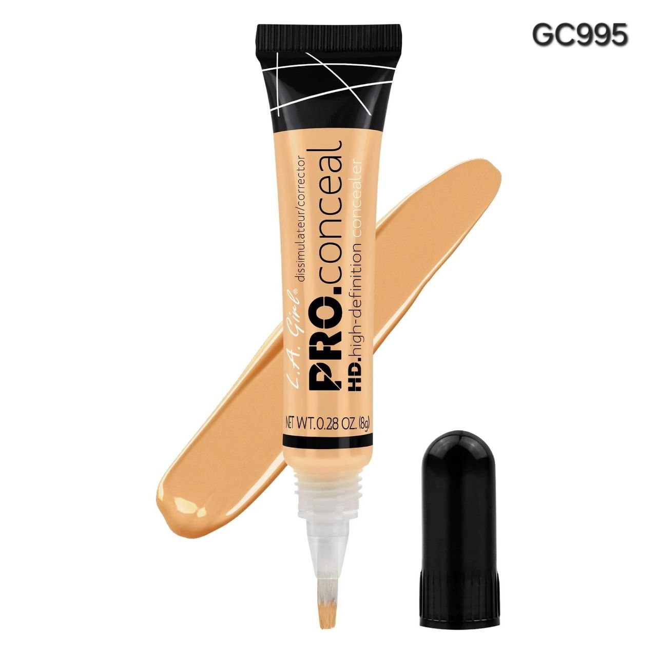CORRECTOR DE COLOR LÍQUIDO COLOR AMARILLO CLARO TONO GC995 PRO CONCEAL L.A. GIRL 8G