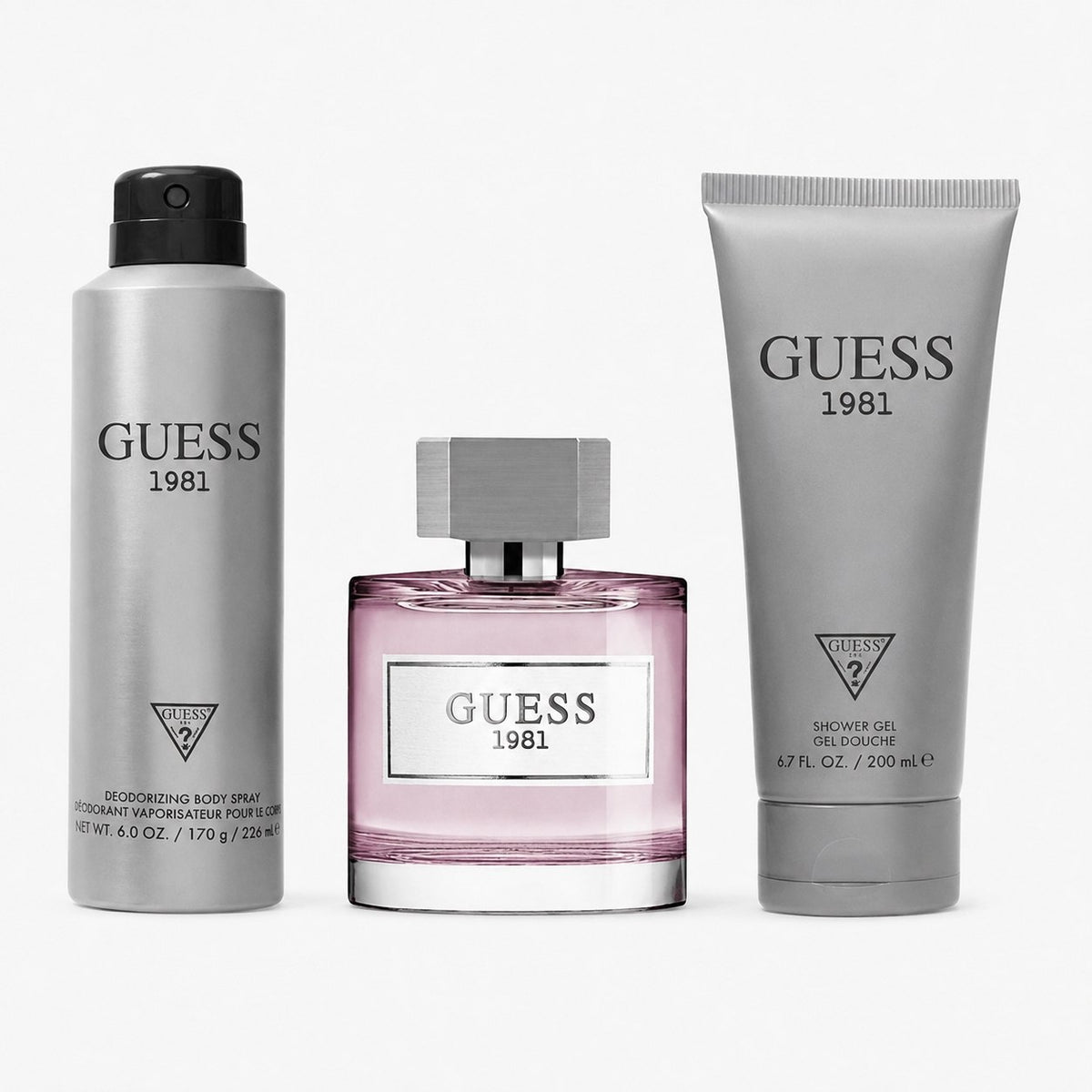 SET GUESS 1981 MEN EDT 100ML DESODORANTE 226ML GEL DE  DUCHA 200ML (H)