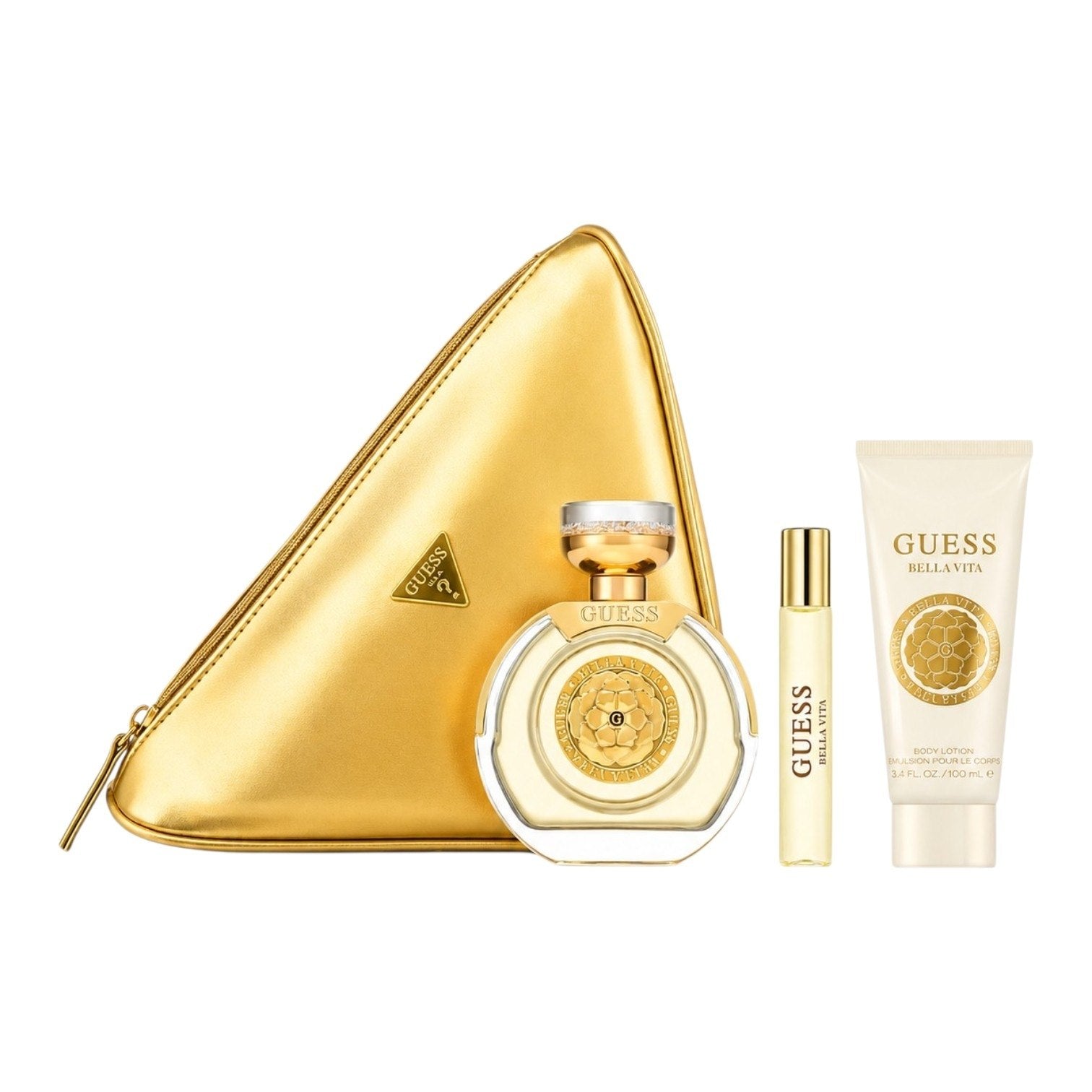 SET GUESS GIRL BELLE EDP 100ML EDP 15ML CREMA CORPORAL 100ML ESTUCHE (M)