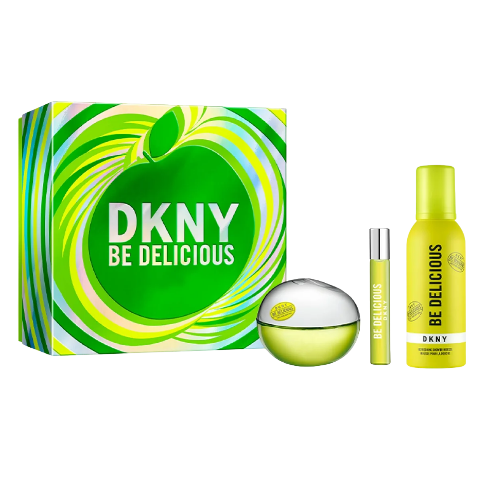 SET DKNY BE DELICIOUS EDP 100ML EDP 10ML GEL DE DUCHA 150ML (M)