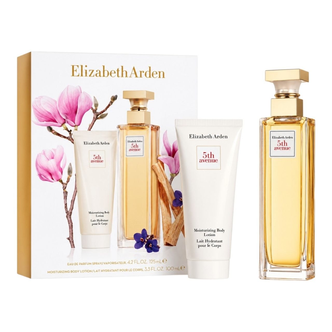 SET ELIZABETH ARDEN 5TH AVENUE EDP 125ML CREMA CORPORAL 100ML (M)