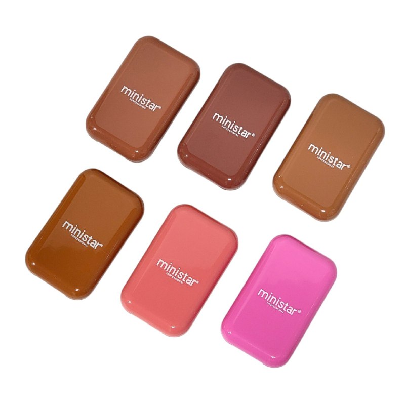 BLUSH COLORIDO EFECTO MATTE DE TEZ FRESCA DURANTE TODO EL DIA MINISTAR 8G (DUPE DE NYX)