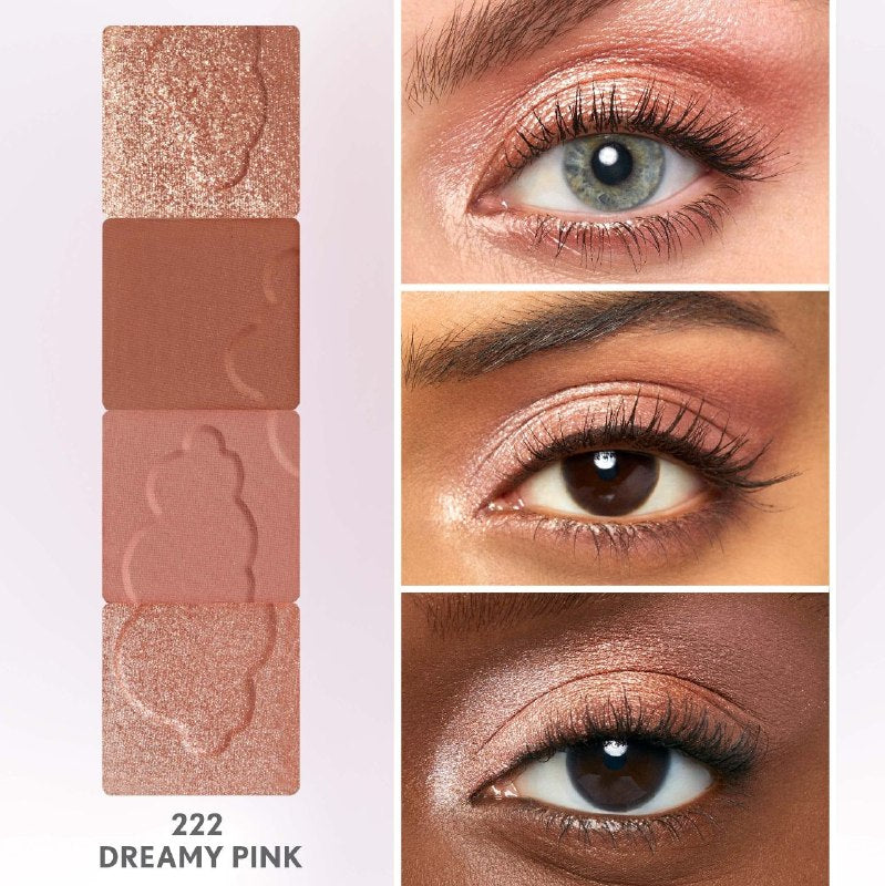 SOMBRAS DE OJOS EN PALETA CON EXTRACTO DE ARROZ  TONO 222 DREAMY PINK COVERGIRL 4G