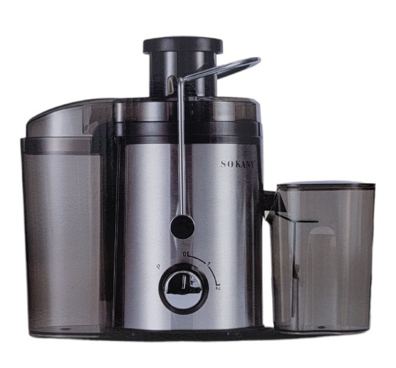 EXPRIMIDOR DE JUGO DE ACERO INOXIDABLE CON 2 VELOCIDADES 800W SK-JB-175 SOKANY 800ML