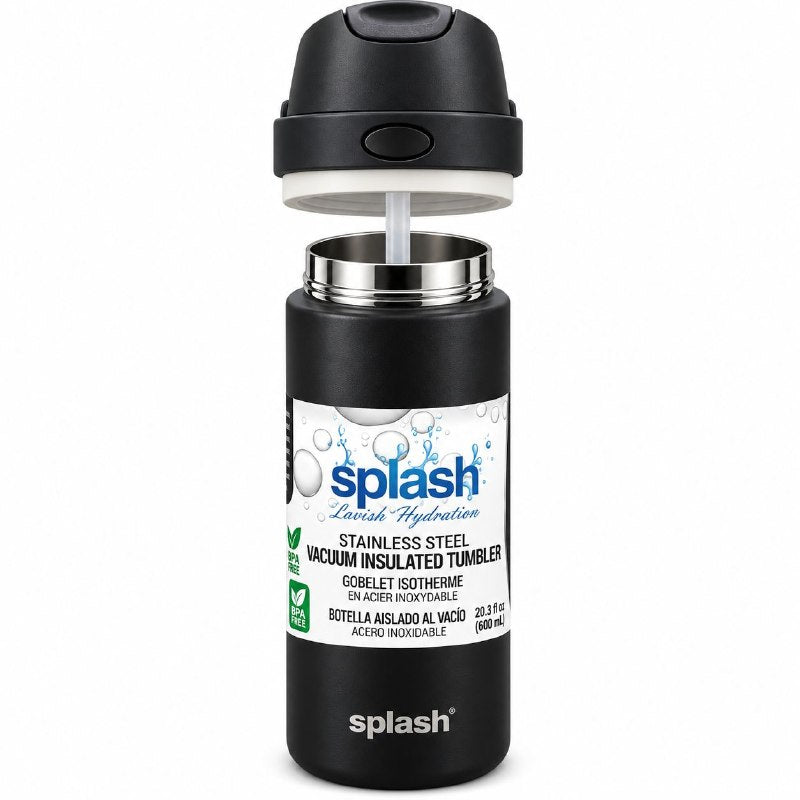 BOTE TERMICO DE ACERO INOXIDABLE SPLASH 600ML