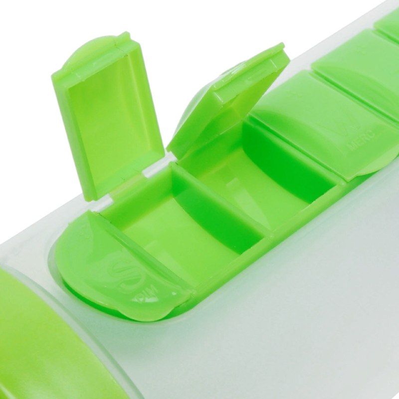 BOTELLA MEZCLADORA CON ORGANIZADOR DE VITAMINAS 2 EN 1 DE PLASTICO RESISTENTE 600ML