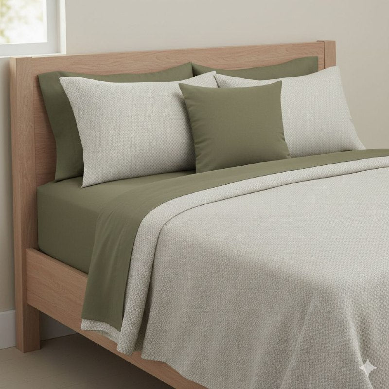 JUEGO DE SABANAS CAMERA DE 4 PIEZAS UNIPERSONAL BENELI HOME, 30 ESTILOS