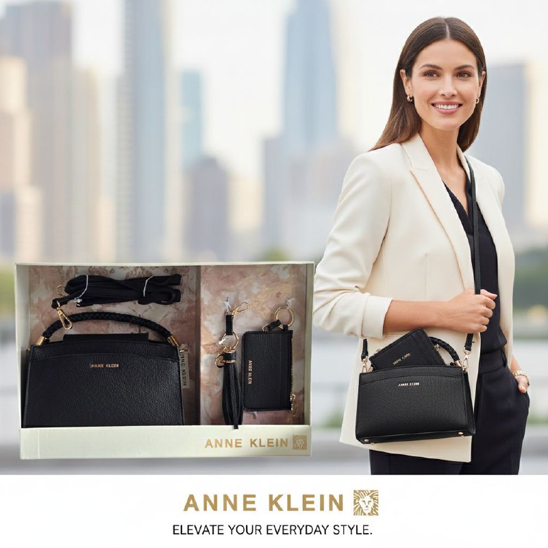 SET CARTERA ORIGINAL ANNE KLEIN
