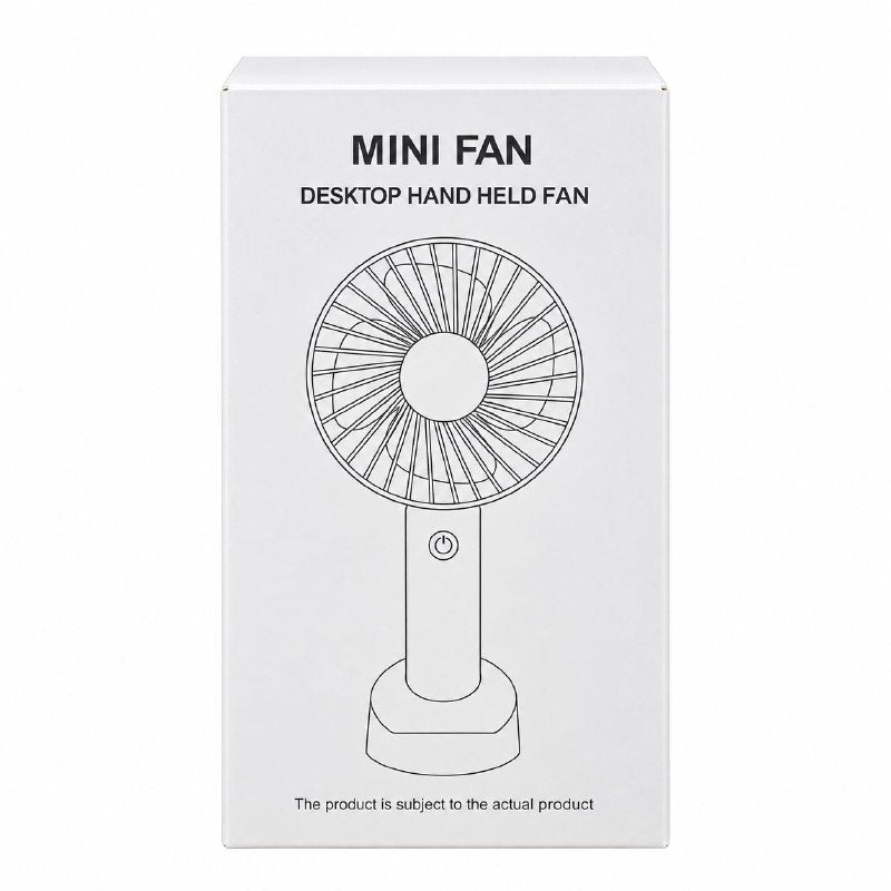 VENTILADOR PORTATIL DE MANO RECARGABLE CON BASE BENELI HOME 10.5X21.6X3.8CM