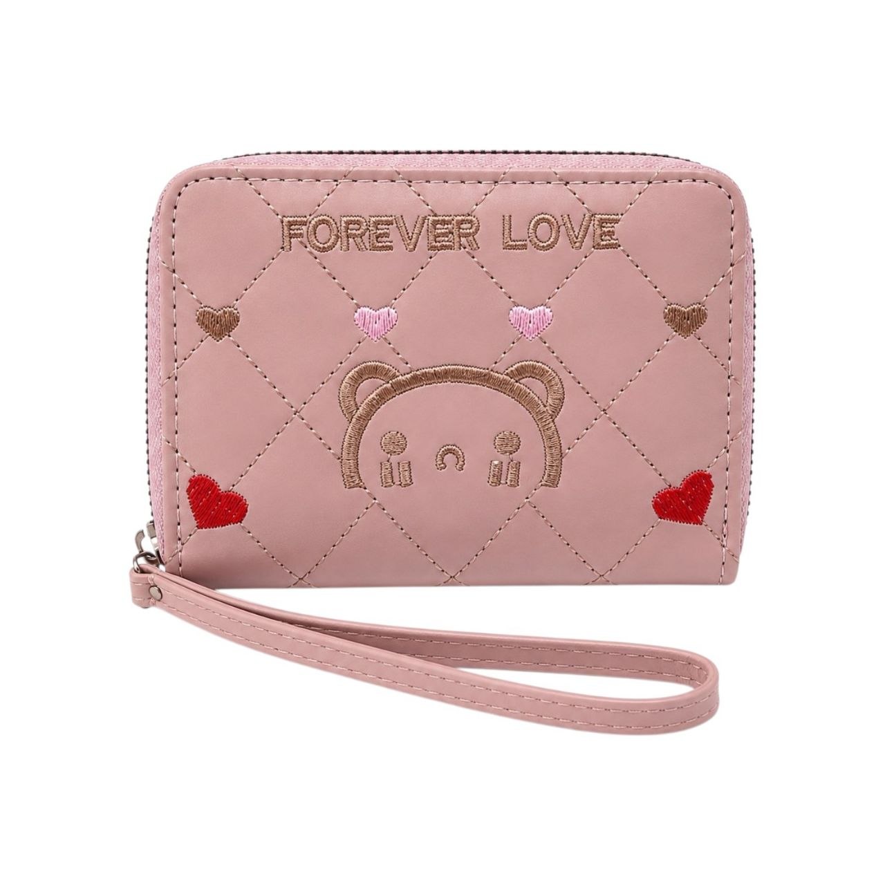 MONEDERO ACOLCHADO ESTILO UN TOQUE DE DULZURA INTERIOR ES SUMAMENTE FUNCIONAL 12X15CM