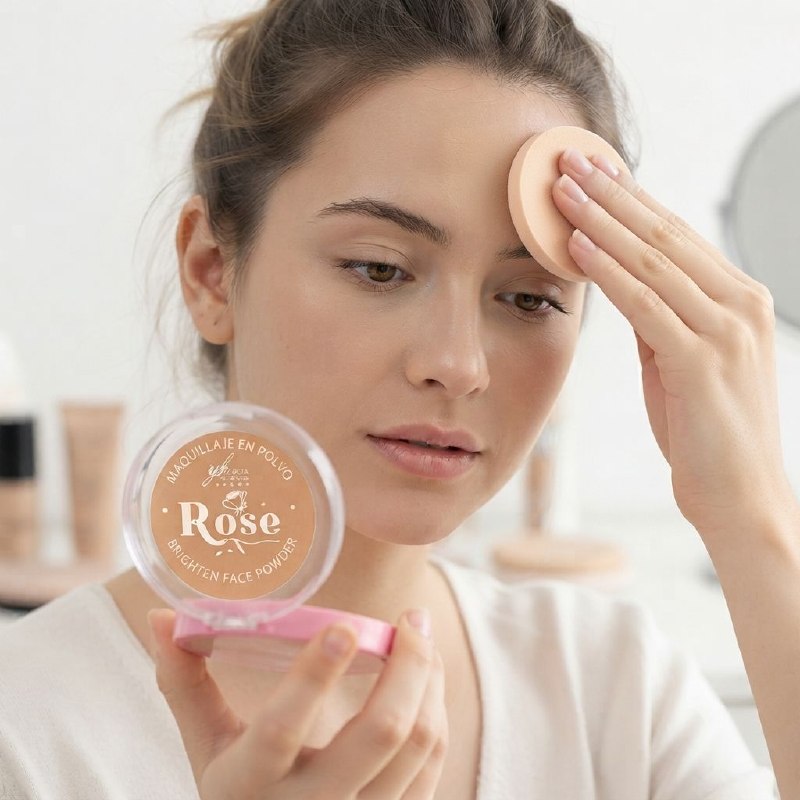 POLVO DE MAQUILLAJE COMPACTO SELLADOR Y MATIFICANTE YH BEJA COSMETICS 15G