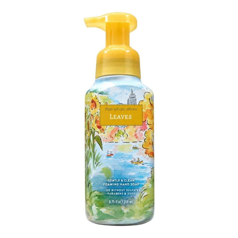 BATH & BODY WORKS JABON DE MANOS SUAVE Y LIMPIO LEAVES 259ML