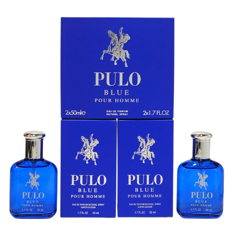 SET PULO BLUE POUR HOMME EDP 50MLX2 (H)