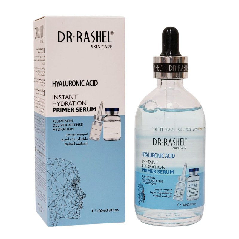 SUERO FACIAL PREBASE DE HIDRATACION INSTANTANEA CON ACIDO HIALURONICO DR RASHEL 100ML
