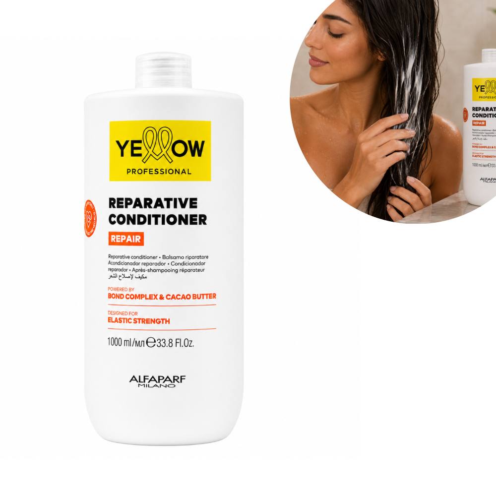 ACONDICIONADOR REPARADOR CABELLO DAÑADO Y DEBILITADO YELLOW PROFESSIONAL 1000ML 1 UND