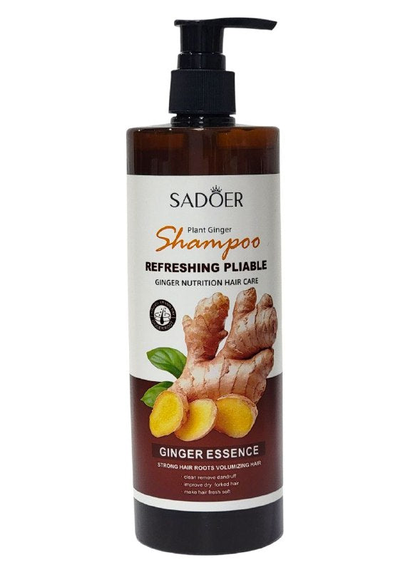 SHAMPOO PARA EL CABELLO CON EXTRACTO DE JENGIBRE SADOER 500ML