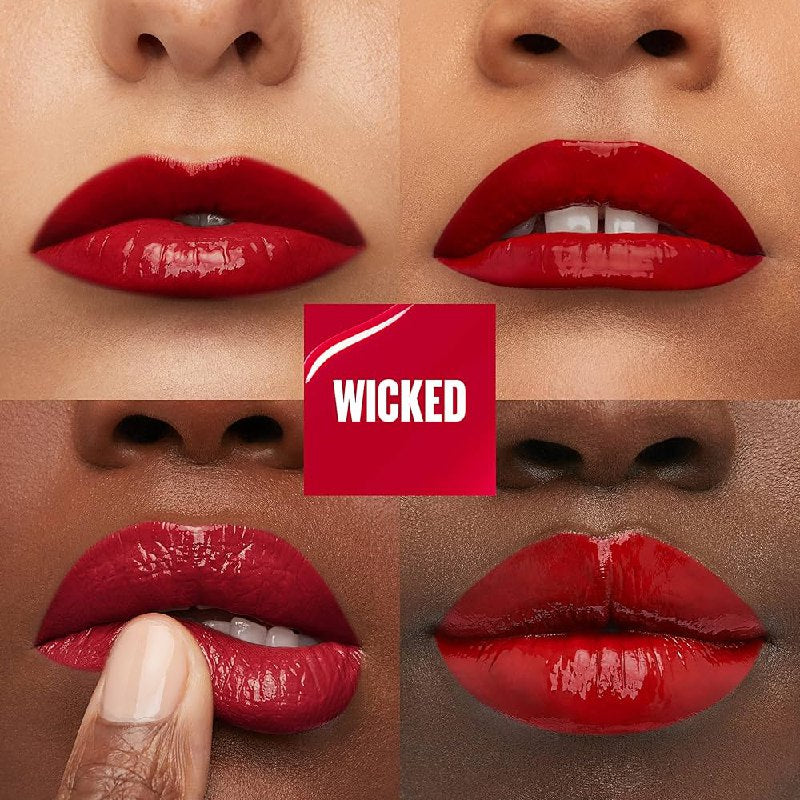 BRILLO LABIAL TINTA DE ACABADO LIGERO DE LARGA DURACION MAYBELLINE TONO 50 WICKED 4.2ML