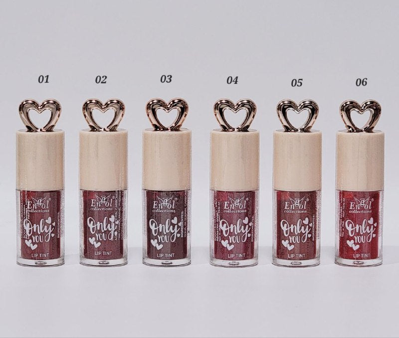 TINTA DE LABIOS CON BRILLO 6 TONOS ENGOL COLLECTIONS 5ML (DUPE DE BENEFIT)