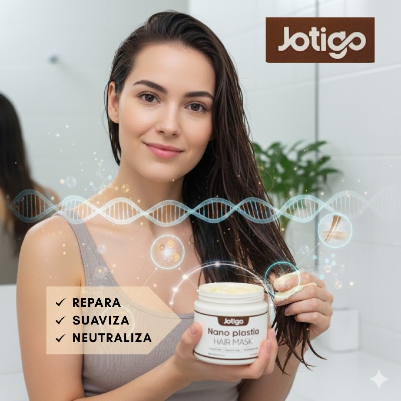 MASCARILLA PARA EL CABELLO QUE SUAVIZA, NUTRE Y REPARA EL PELO JOTIGO 500ML