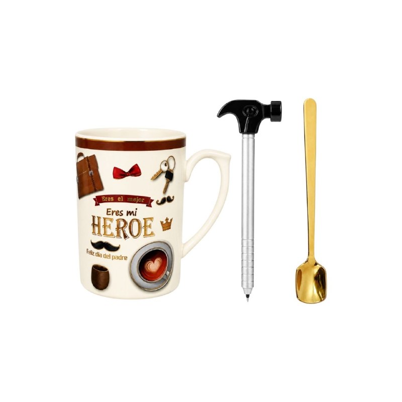 SET DE REGALO DÍA DEL ABUELO BENELI HOME 3PCS