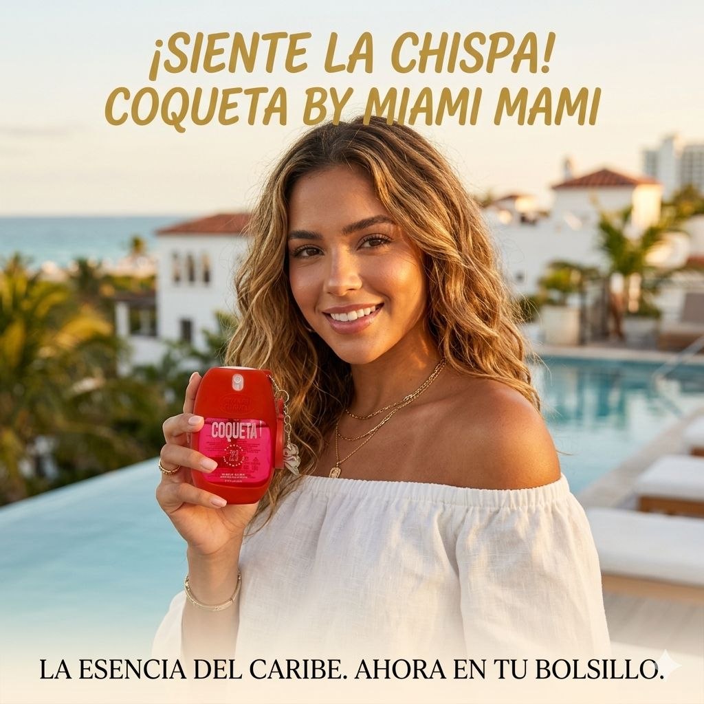 BODY MIST MIAMI MAMI PORTATIL 4 AROMAS 50ML
