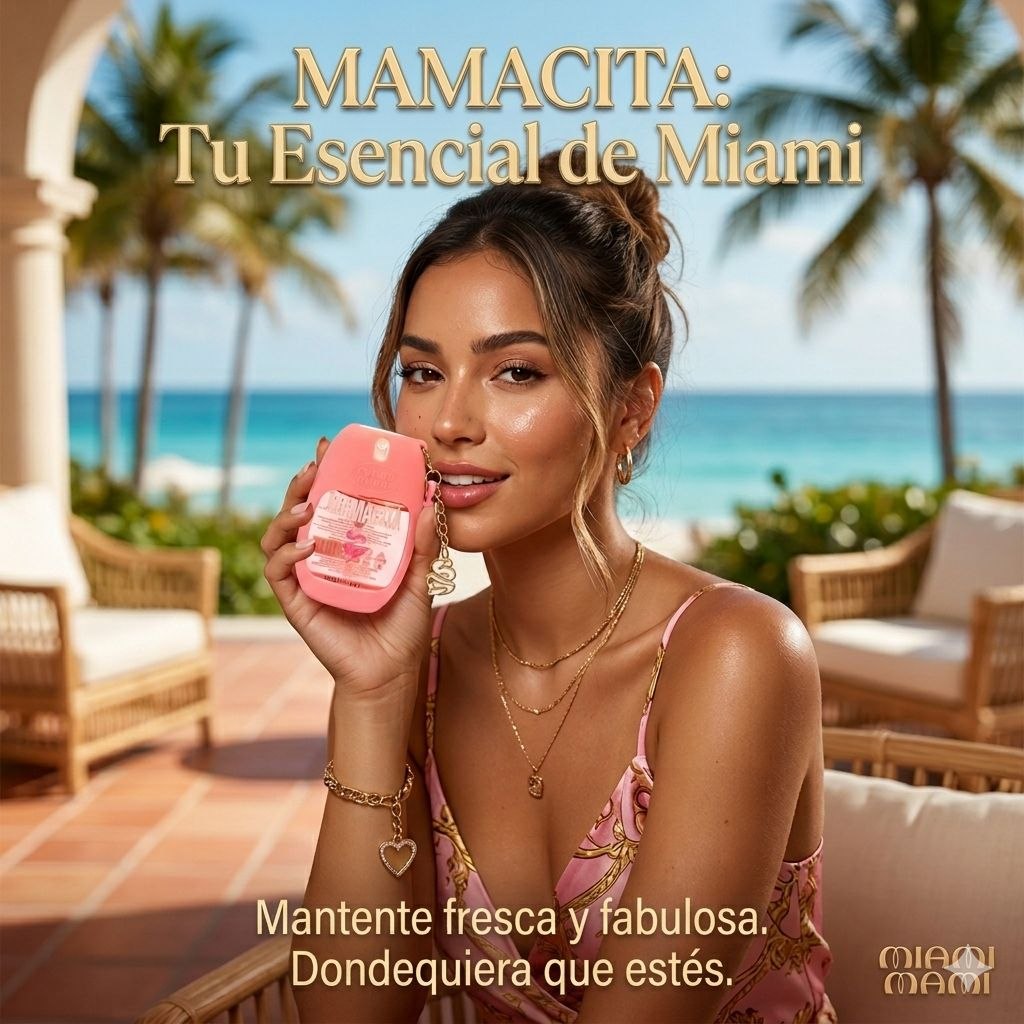 BODY MIST MIAMI MAMI PORTATIL 4 AROMAS 50ML