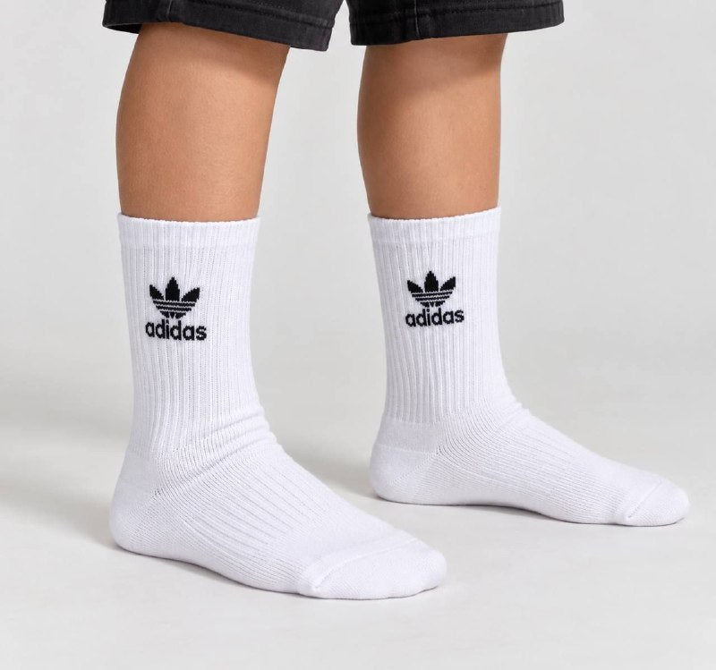 CALCETA TOBILLERA ADIDAS ORIGINAL PARA NIÑOS 6 PARES TALLA: 2Y-5Y